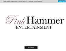 Tablet Screenshot of pinkhammerent.com